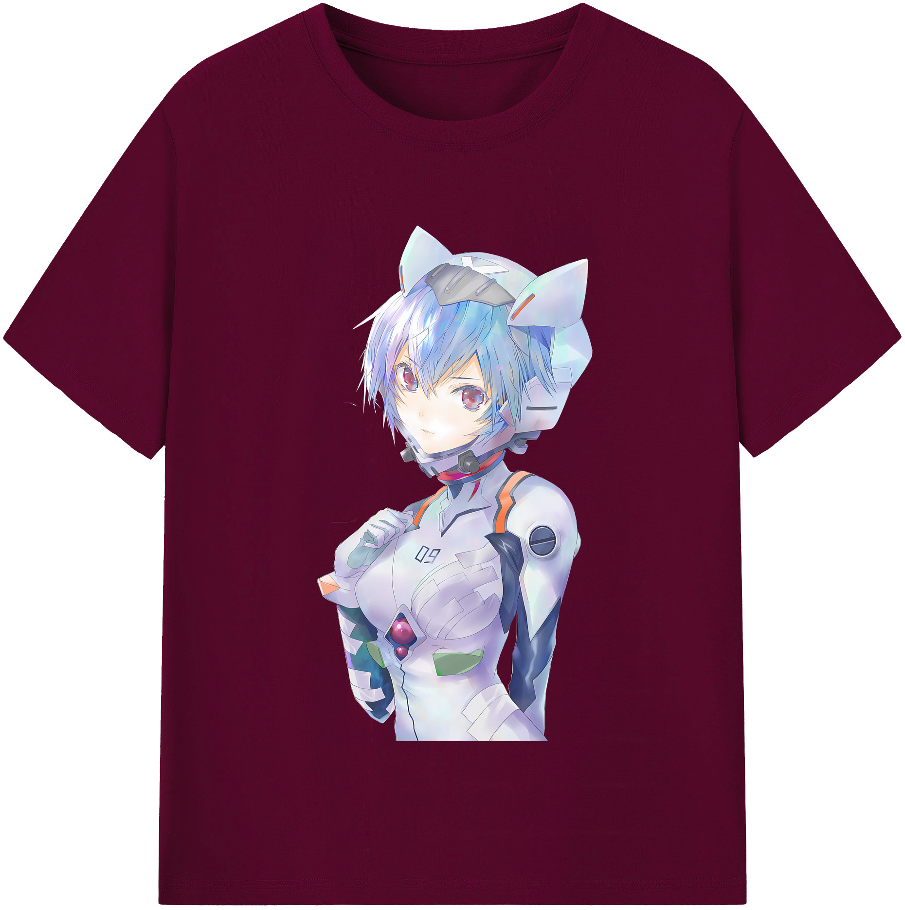 （画像用） EVA 新世紀エヴァンゲリオン レディースカジュアルプリントTシャツ（綿100％）